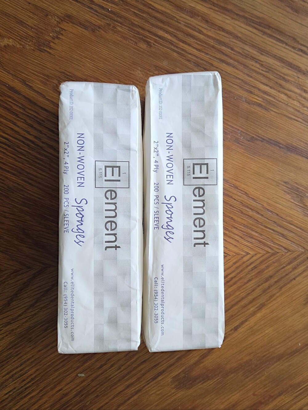 400 Pcs 4 Ply 2x2 Inch Dental Gauze Pads